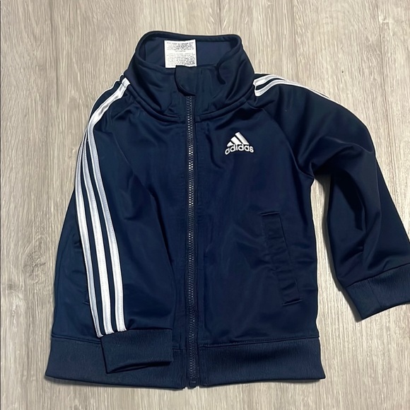 Adidas Dark Blue Jacket with White Accents 18M - Picture 1 of 1